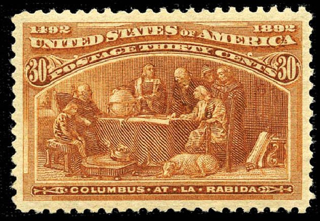 Price of US Stamps Scott # 239 - 1893 30c Columbian Exposition. Matthew Bennett International, Feb 2012, Sale 340, Lot 316