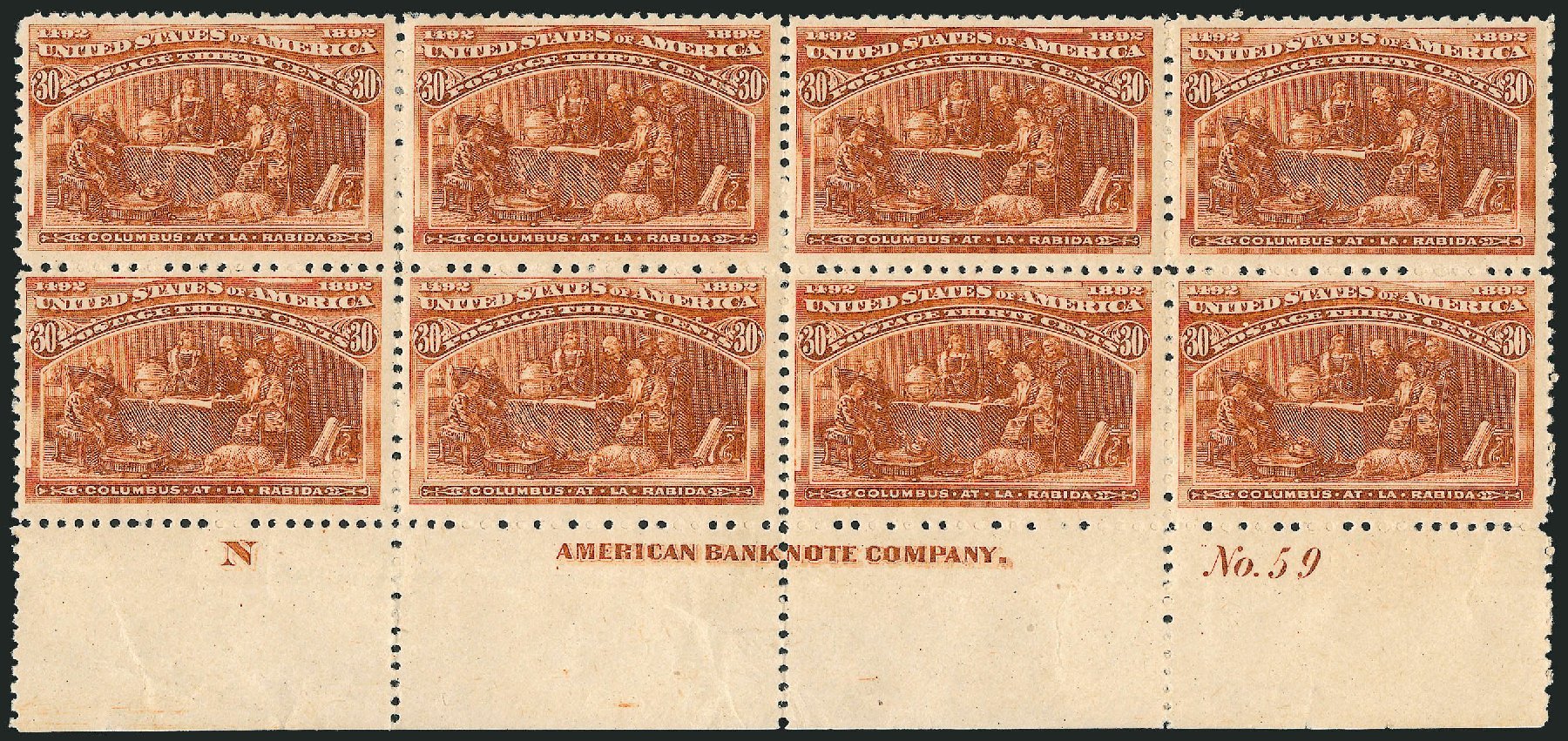 US Stamps Price Scott Catalogue #239 - 1893 30c Columbian Exposition. Robert Siegel Auction Galleries, Mar 2013, Sale 1040, Lot 1546