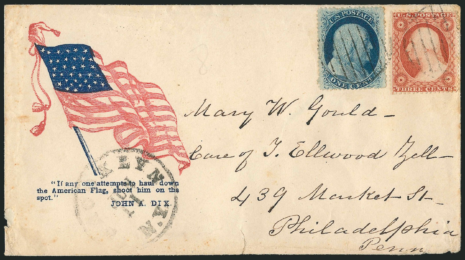 Values of US Stamps Scott Catalog # 24: 1c 1857 Franklin. Robert Siegel Auction Galleries, Mar 2011, Sale 1006, Lot 1347