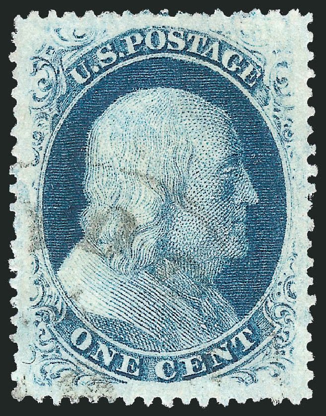 US Stamp Prices Scott Catalogue # 24 - 1857 1c Franklin. Robert Siegel Auction Galleries, Mar 2011, Sale 1007, Lot 2147