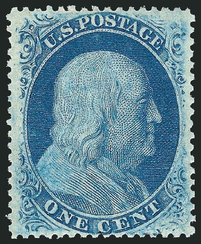 Cost of US Stamps Scott #24 - 1c 1857 Franklin. Robert Siegel Auction Galleries, Mar 2011, Sale 1006, Lot 1228