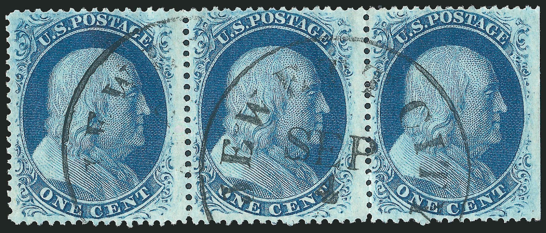 Values of US Stamp Scott # 24: 1c 1857 Franklin. Robert Siegel Auction Galleries, Mar 2011, Sale 1006, Lot 1248