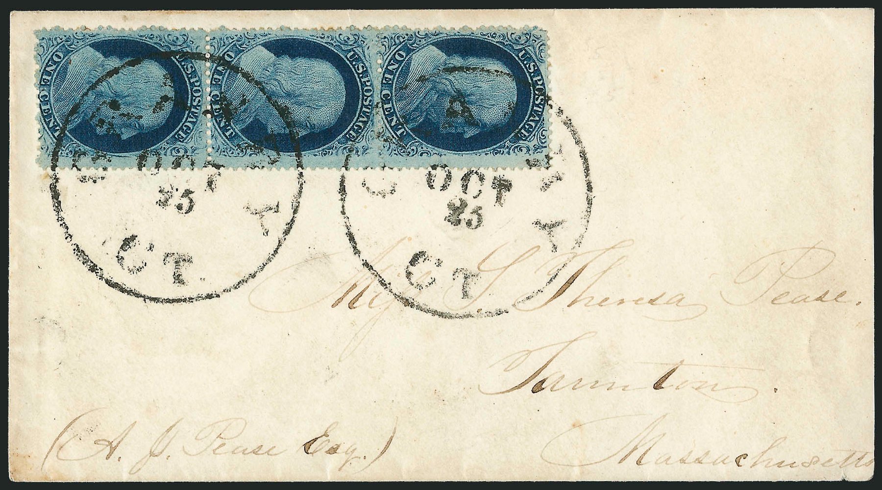 Values of US Stamp Scott # 24: 1c 1857 Franklin. Robert Siegel Auction Galleries, Mar 2011, Sale 1006, Lot 1328