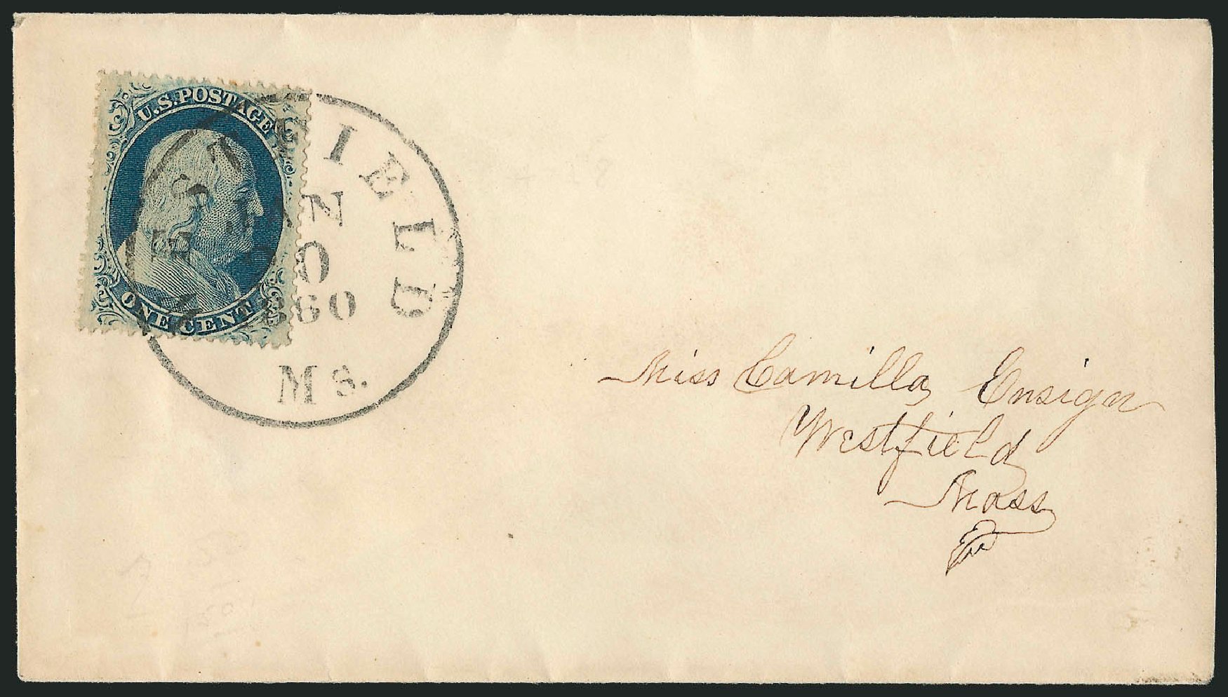 Values of US Stamps Scott Catalogue # 24 - 1c 1857 Franklin. Robert Siegel Auction Galleries, Mar 2011, Sale 1006, Lot 1338