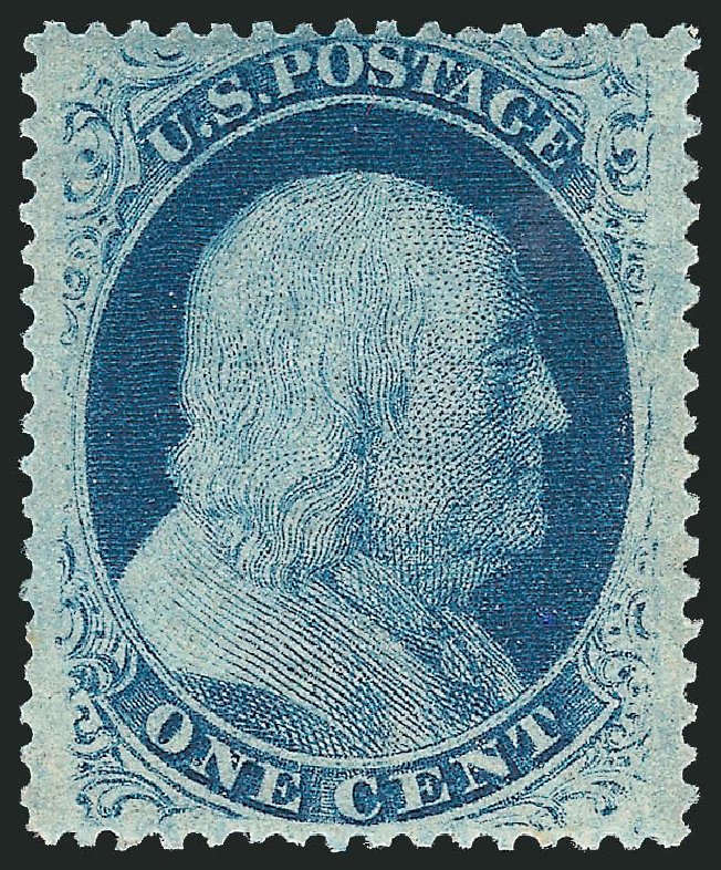 Price of US Stamps Scott Catalog # 24: 1857 1c Franklin. Robert Siegel Auction Galleries, Jun 2009, Sale 975, Lot 1178