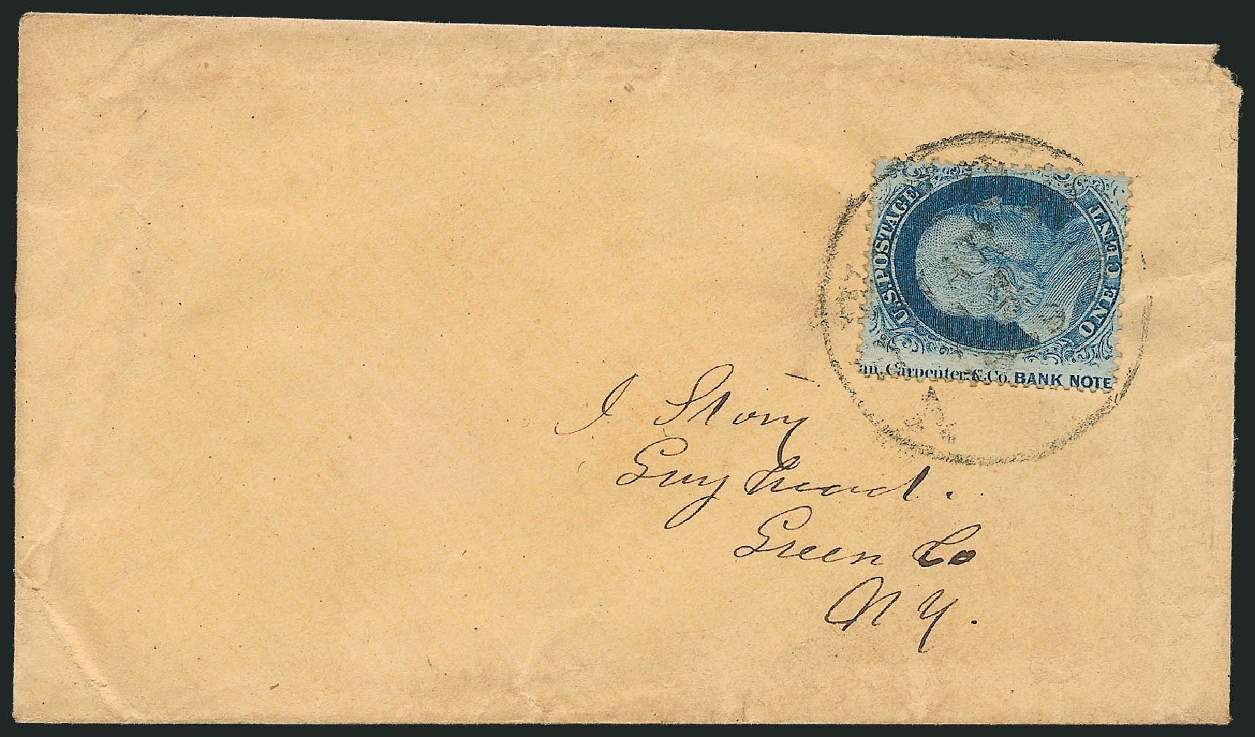 Value of US Stamps Scott Catalog 24: 1857 1c Franklin. Robert Siegel Auction Galleries, Mar 2011, Sale 1006, Lot 1289