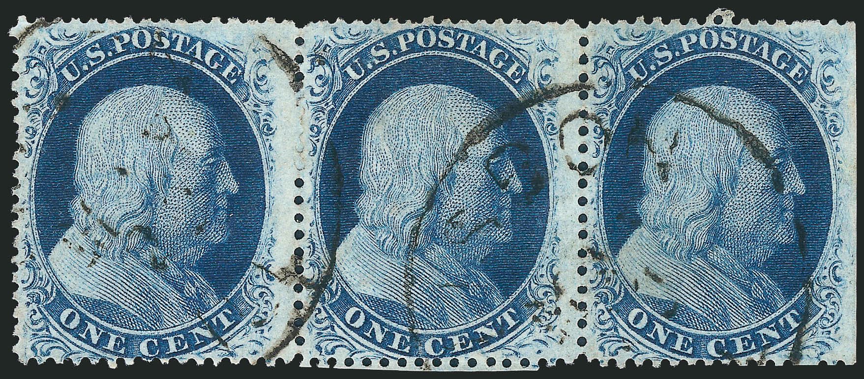 Price of US Stamps Scott Catalog # 24: 1857 1c Franklin. Robert Siegel Auction Galleries, Mar 2011, Sale 1006, Lot 1270