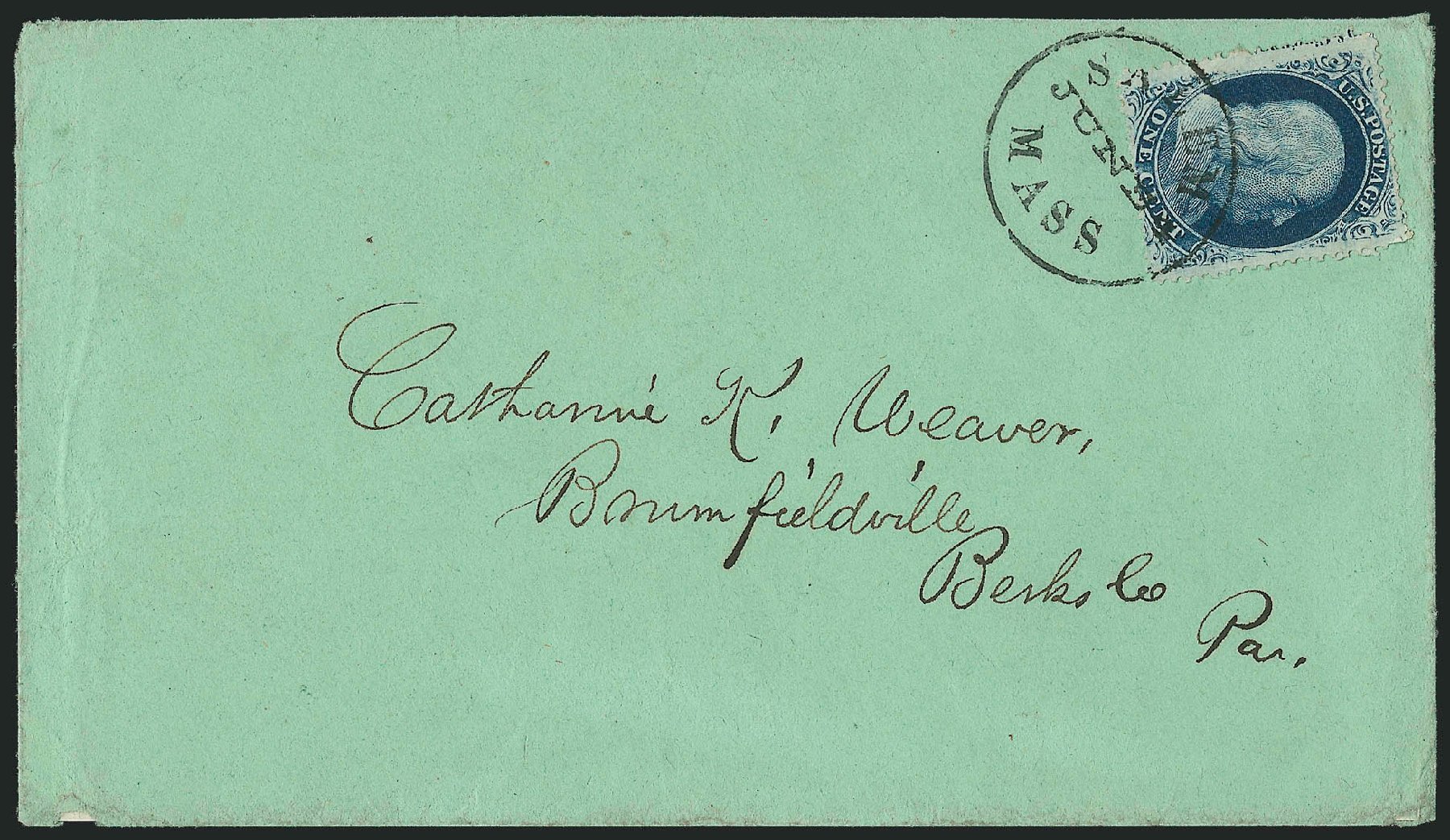 US Stamp Values Scott Catalogue #24: 1857 1c Franklin. Robert Siegel Auction Galleries, Mar 2011, Sale 1006, Lot 1280