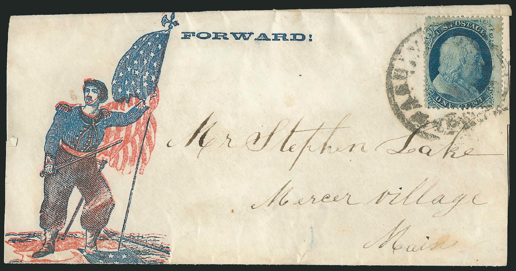 Cost of US Stamp Scott Catalogue 24: 1857 1c Franklin. Robert Siegel Auction Galleries, Mar 2011, Sale 1006, Lot 1330