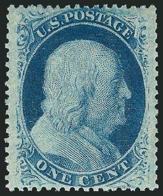Values of US Stamps Scott 24 - 1c 1857 Franklin. Robert Siegel Auction Galleries, Feb 2010, Sale 983, Lot 20