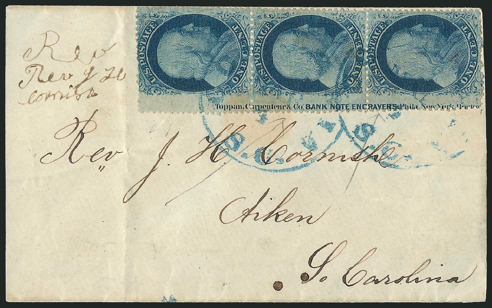 US Stamps Values Scott 24: 1857 1c Franklin. Robert Siegel Auction Galleries, Dec 2010, Sale 1002, Lot 3751
