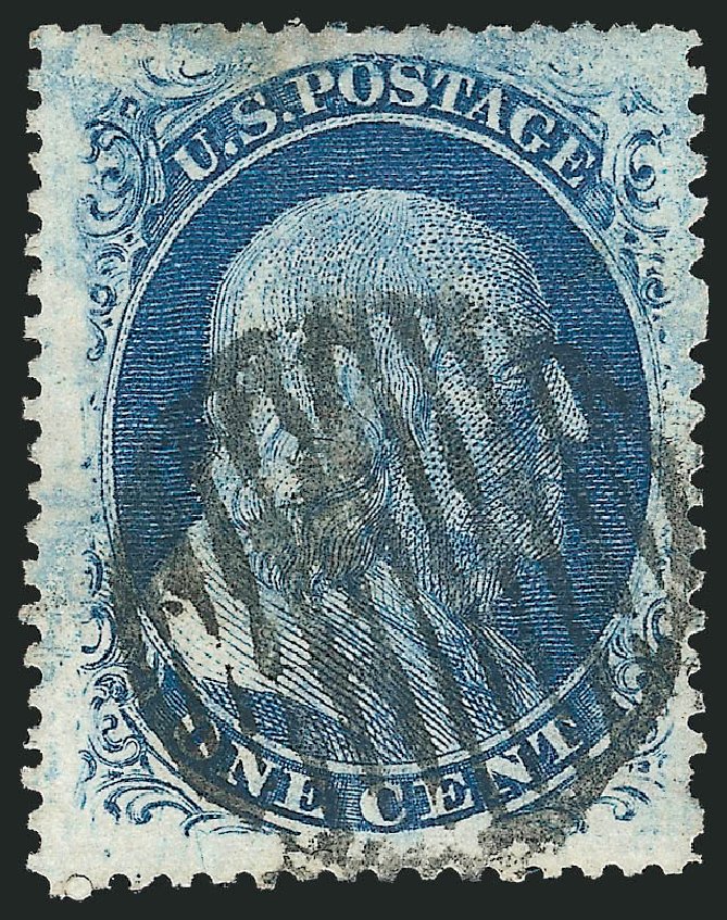 Costs of US Stamp Scott Catalog #24: 1c 1857 Franklin. Robert Siegel Auction Galleries, Mar 2011, Sale 1006, Lot 1241