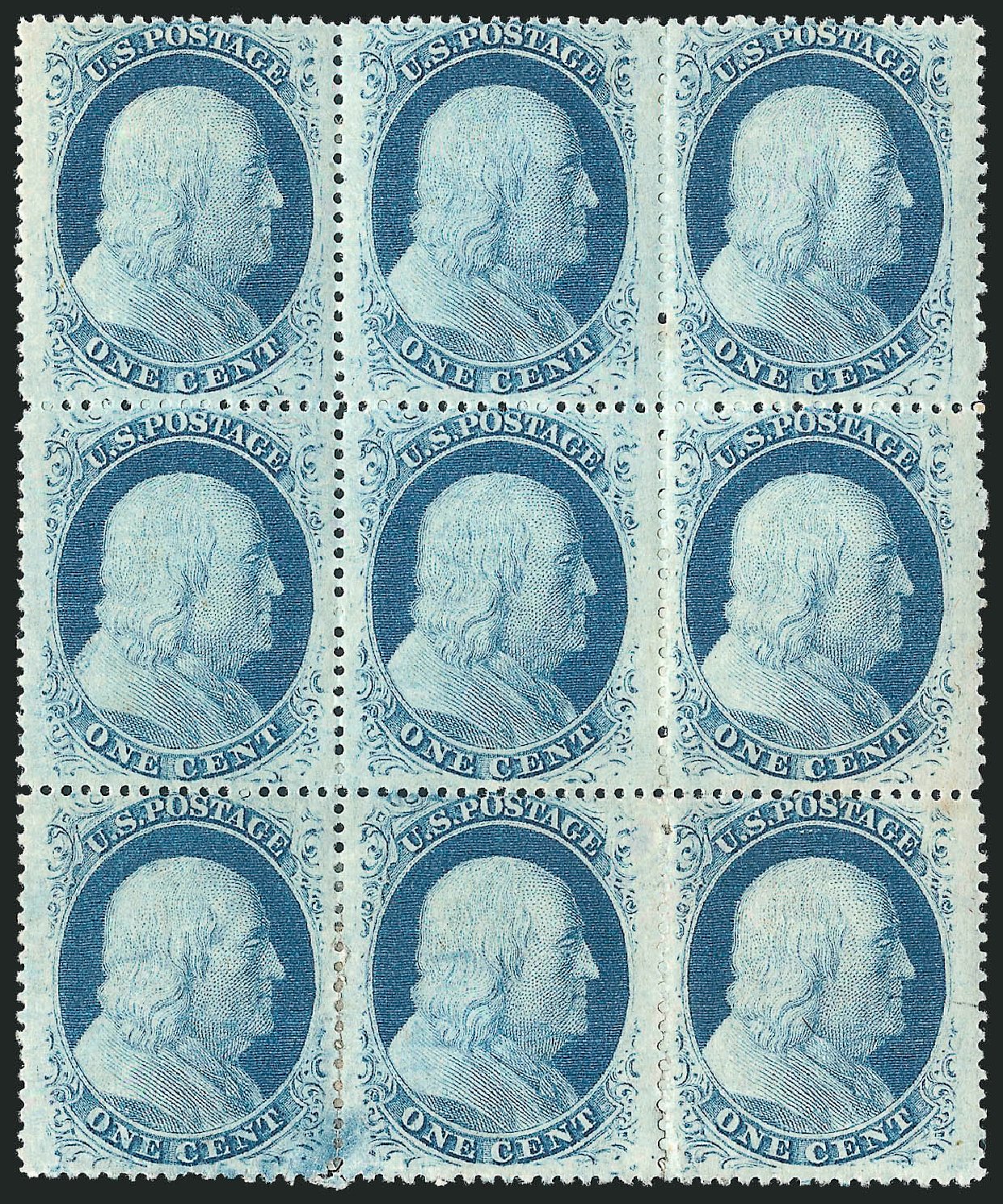 Prices of US Stamp Scott 24: 1857 1c Franklin. Robert Siegel Auction Galleries, Mar 2011, Sale 1006, Lot 1311