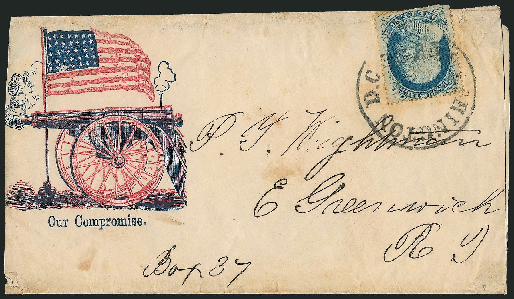 US Stamp Prices Scott #24: 1c 1857 Franklin. Robert Siegel Auction Galleries, Mar 2011, Sale 1006, Lot 1331
