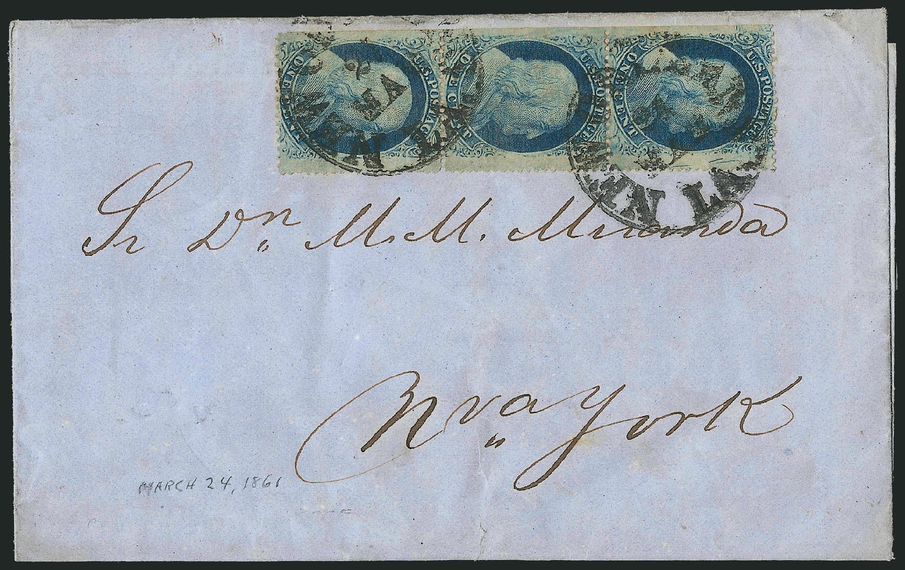 Prices of US Stamp Scott # 24 - 1857 1c Franklin. Robert Siegel Auction Galleries, Mar 2011, Sale 1006, Lot 1401