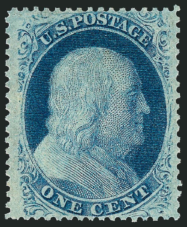 Prices of US Stamps Scott Catalog # 24: 1857 1c Franklin. Robert Siegel Auction Galleries, Sep 2008, Sale 962, Lot 2271