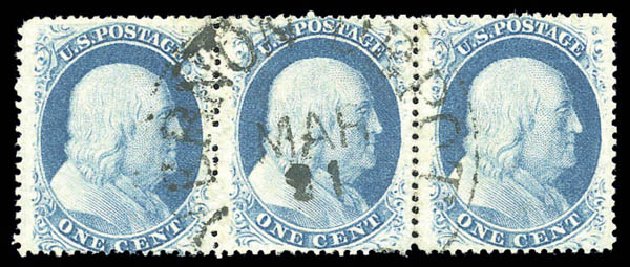 US Stamps Price Scott Cat. # 24: 1857 1c Franklin. Matthew Bennett International, Sep 2010, Sale 333, Lot 3384