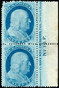 Price of US Stamps Scott # 24: 1c 1857 Franklin. Schuyler J. Rumsey Philatelic Auctions, Apr 2015, Sale 60, Lot 2724