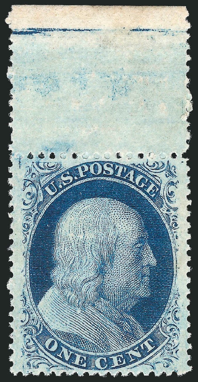 US Stamps Price Scott Catalog # 24: 1c 1857 Franklin. Robert Siegel Auction Galleries, Mar 2011, Sale 1006, Lot 1314