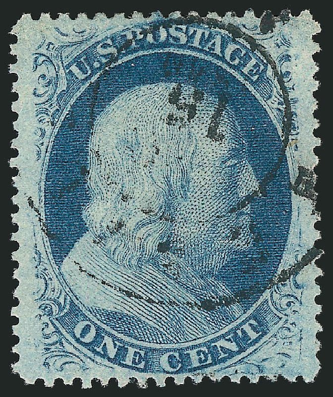 Costs of US Stamps Scott Catalogue # 24: 1c 1857 Franklin. Robert Siegel Auction Galleries, Jul 2013, Sale 1050, Lot 134