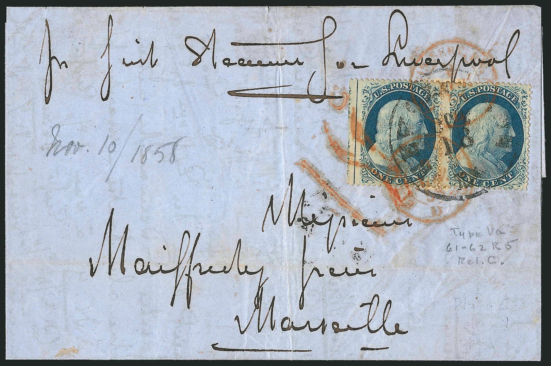 Value of US Stamps Scott Catalog # 24: 1857 1c Franklin. Robert Siegel Auction Galleries, Mar 2011, Sale 1006, Lot 1225