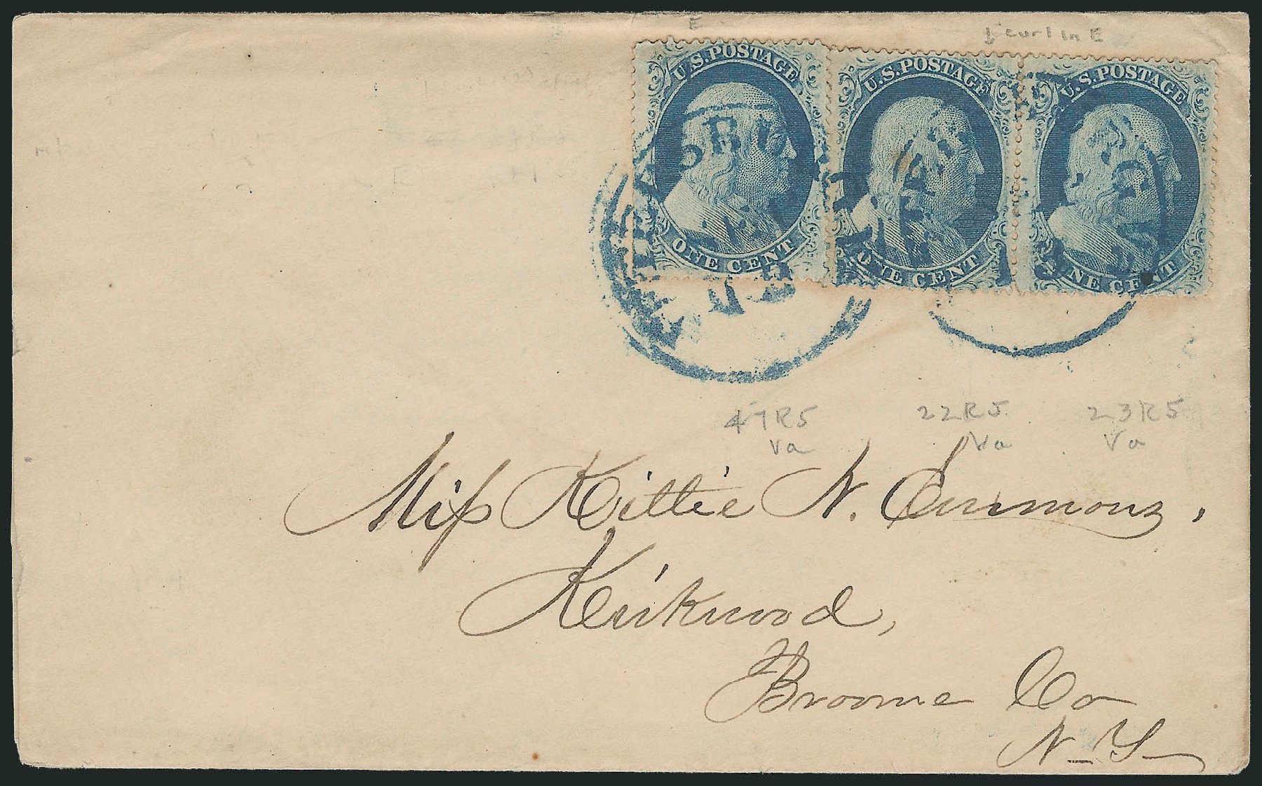 Values of US Stamps Scott #24 - 1857 1c Franklin. Robert Siegel Auction Galleries, Mar 2011, Sale 1006, Lot 1265