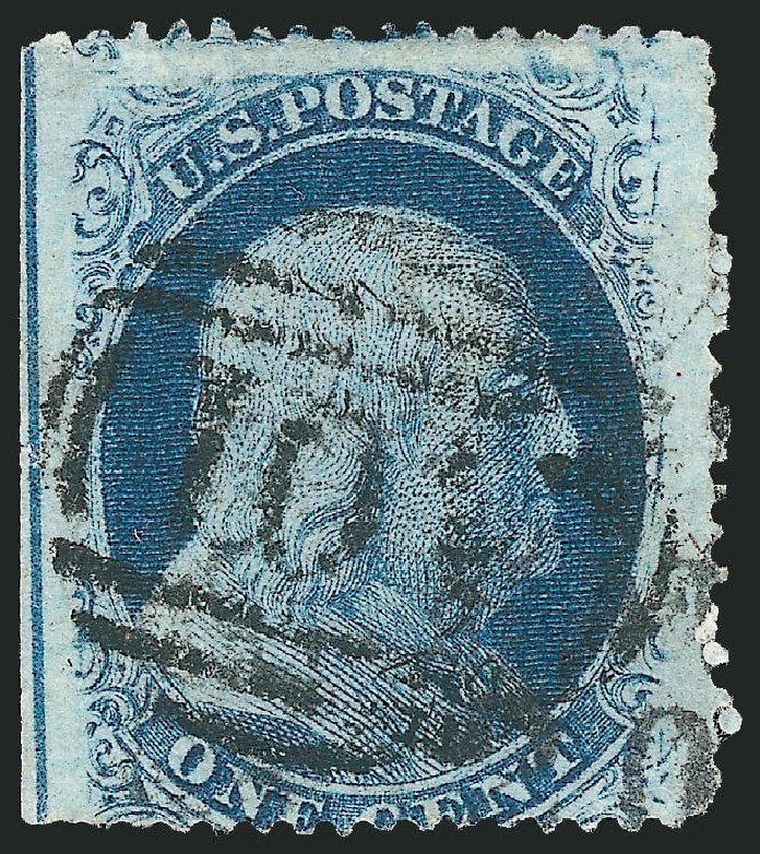 US Stamps Value Scott Cat. # 24 - 1c 1857 Franklin. Robert Siegel Auction Galleries, Mar 2011, Sale 1006, Lot 1305