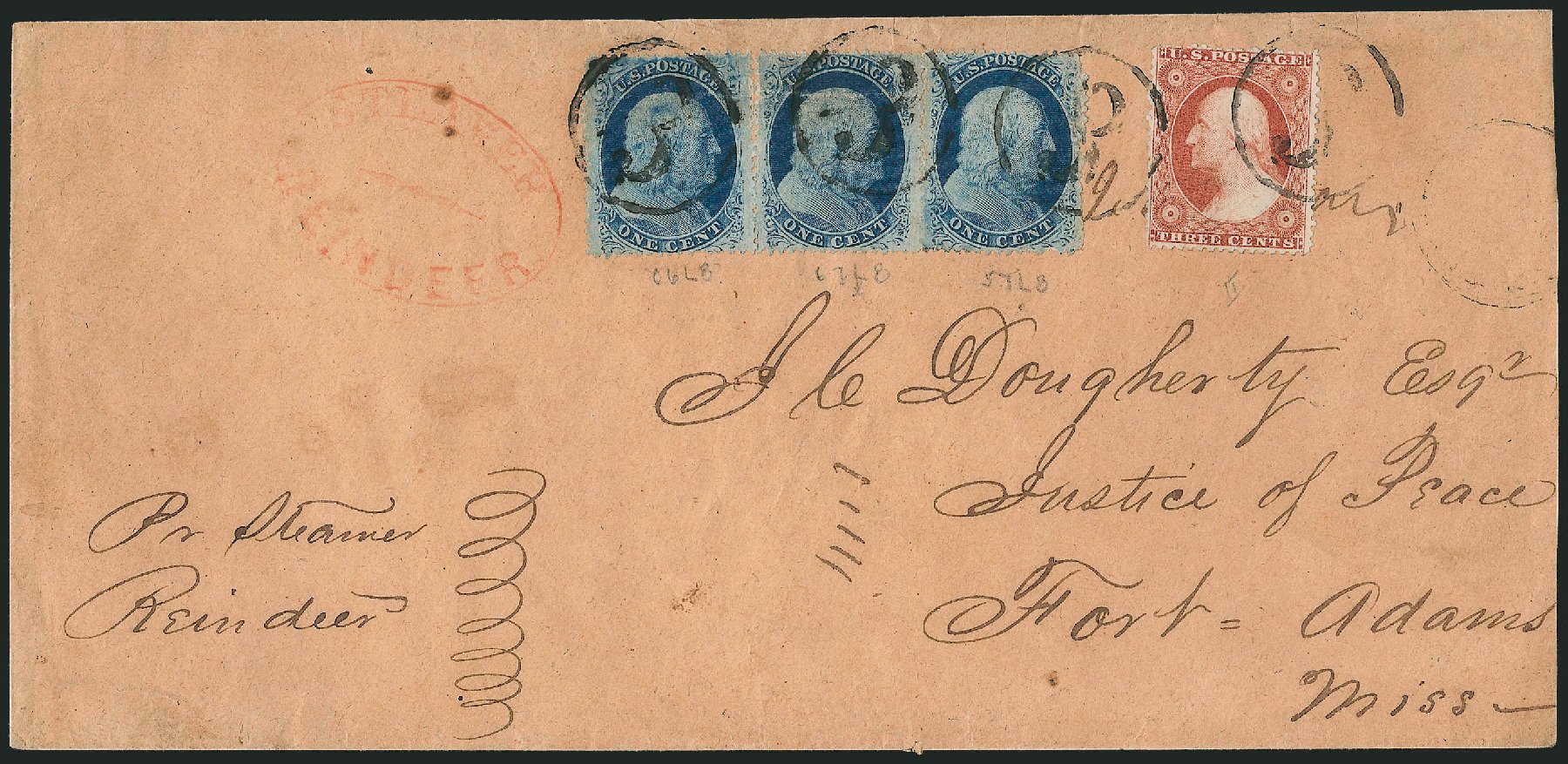 Price of US Stamp Scott Catalog #24: 1c 1857 Franklin. Robert Siegel Auction Galleries, Mar 2011, Sale 1006, Lot 1365