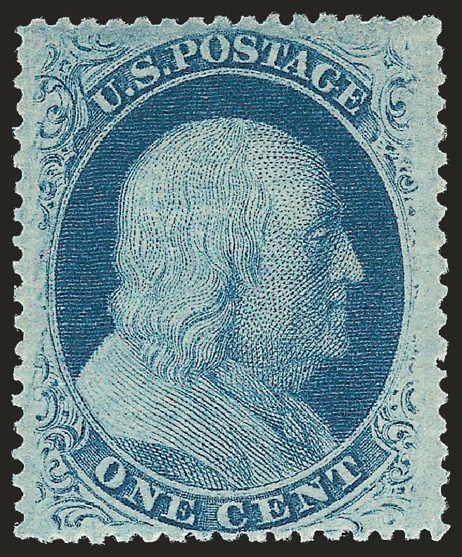 Cost of US Stamp Scott 24: 1c 1857 Franklin. Robert Siegel Auction Galleries, Apr 2009, Sale 972, Lot 3035