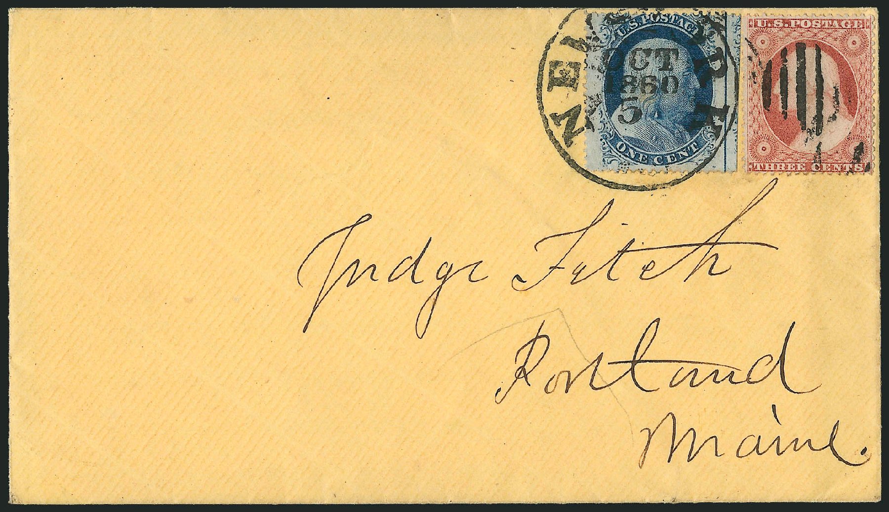 US Stamp Value Scott # 24: 1857 1c Franklin. Robert Siegel Auction Galleries, Mar 2011, Sale 1006, Lot 1302