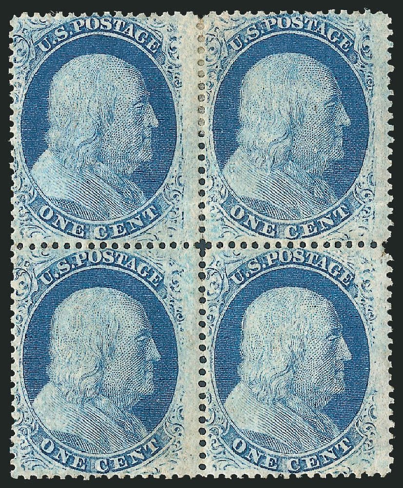 Costs of US Stamps Scott # 24: 1857 1c Franklin. Robert Siegel Auction Galleries, Mar 2011, Sale 1006, Lot 1312