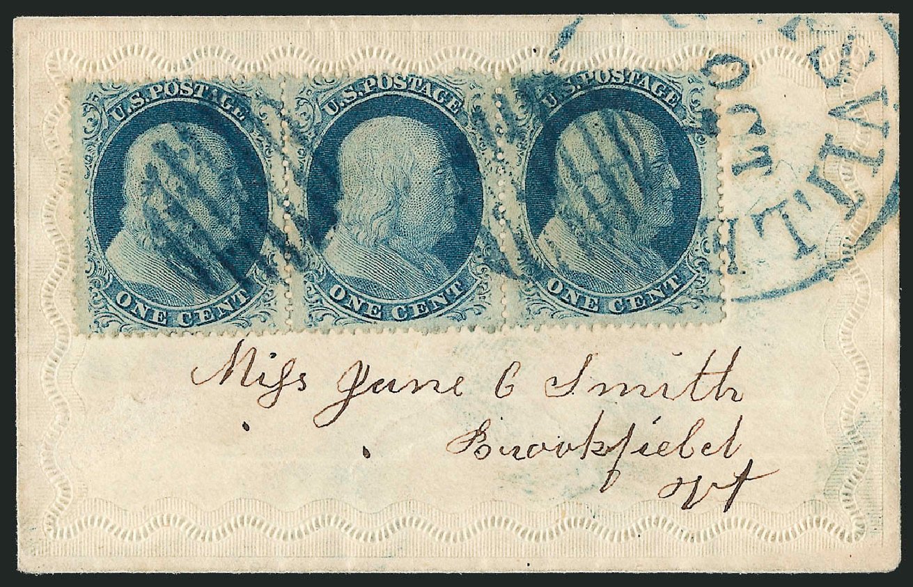 Value of US Stamp Scott # 24 - 1c 1857 Franklin. Robert Siegel Auction Galleries, Mar 2011, Sale 1006, Lot 1362