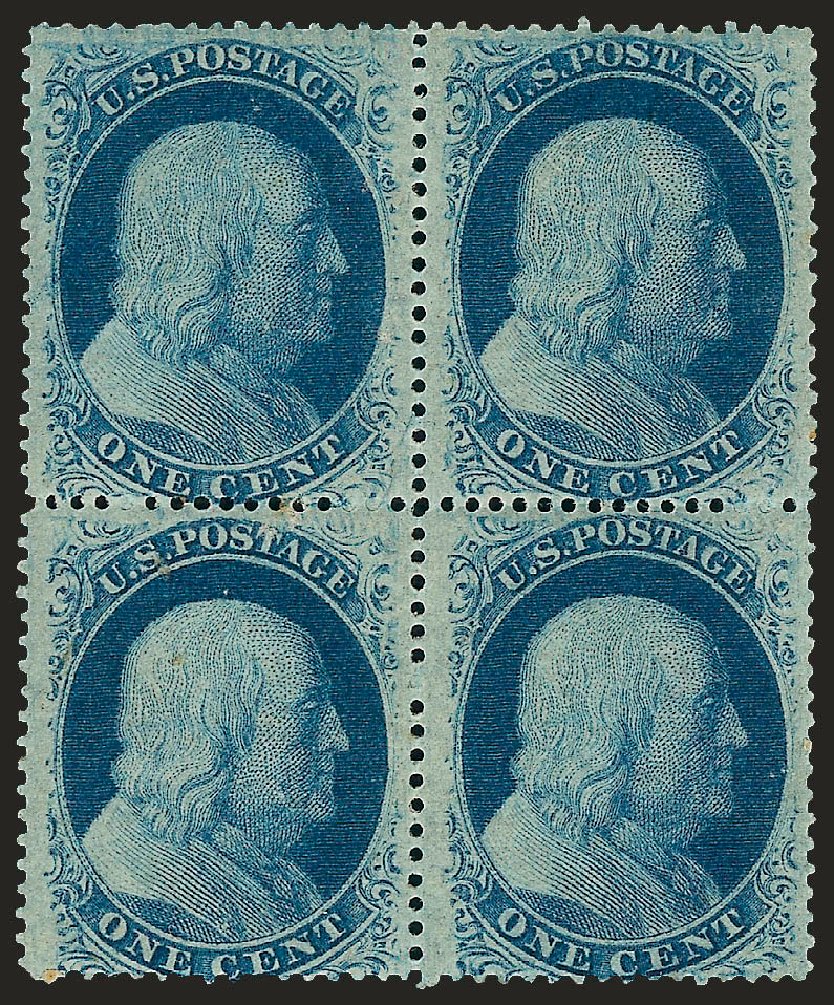 Costs of US Stamp Scott Catalogue #24: 1857 1c Franklin. Robert Siegel Auction Galleries, Sep 2008, Sale 962, Lot 2272