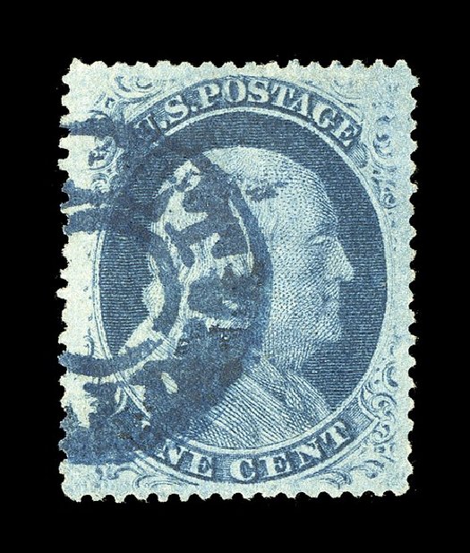 US Stamps Price Scott #24 - 1c 1857 Franklin. Spink Shreves Galleries, May 2014, Sale 148, Lot 43