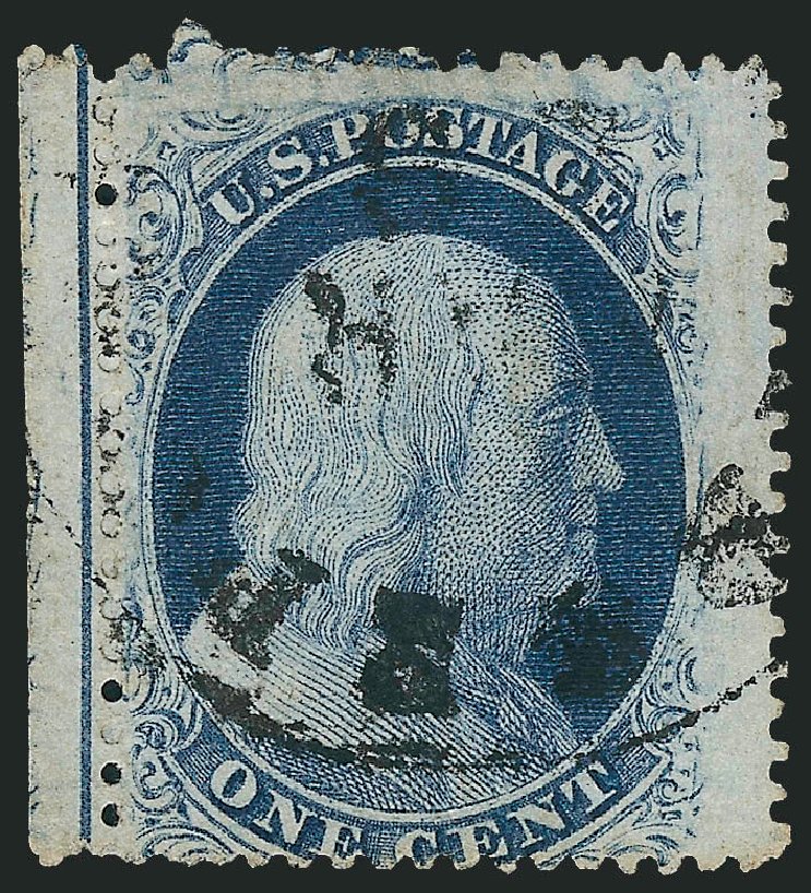 US Stamps Price Scott Catalogue #24: 1c 1857 Franklin. Robert Siegel Auction Galleries, Mar 2011, Sale 1006, Lot 1306