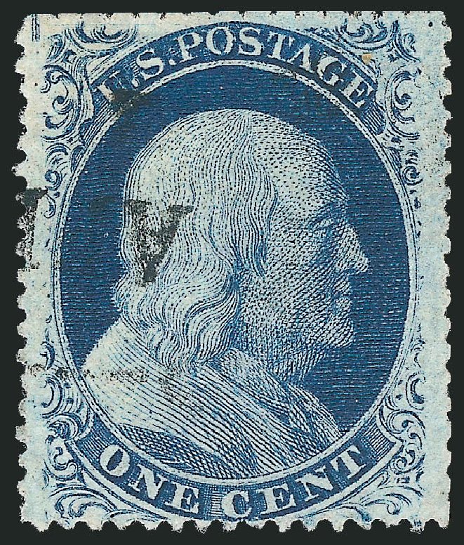 Values of US Stamp Scott #24 - 1857 1c Franklin. Robert Siegel Auction Galleries, Mar 2011, Sale 1006, Lot 1316