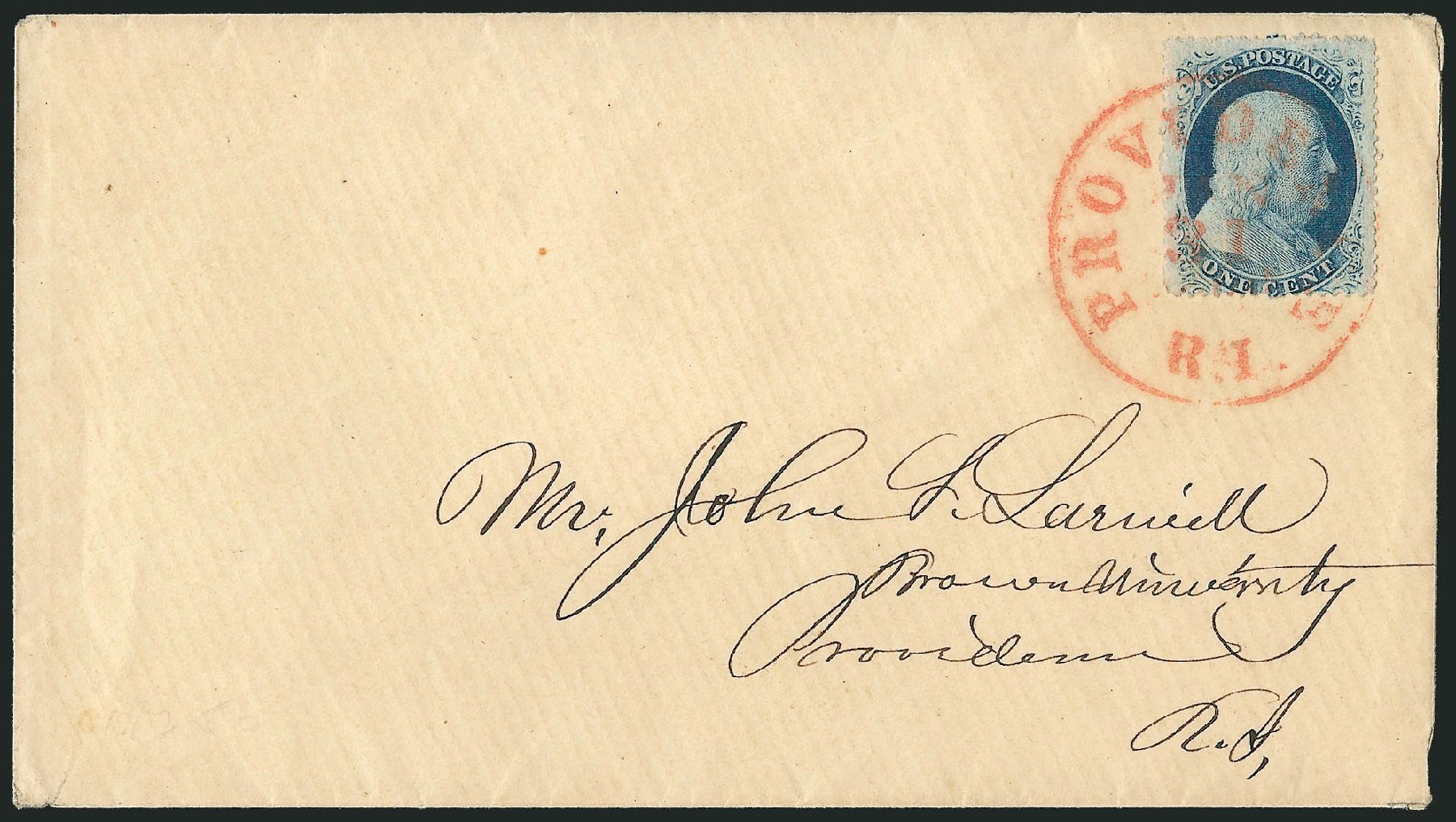 Values of US Stamp Scott Cat. 24 - 1c 1857 Franklin. Robert Siegel Auction Galleries, Mar 2011, Sale 1006, Lot 1336
