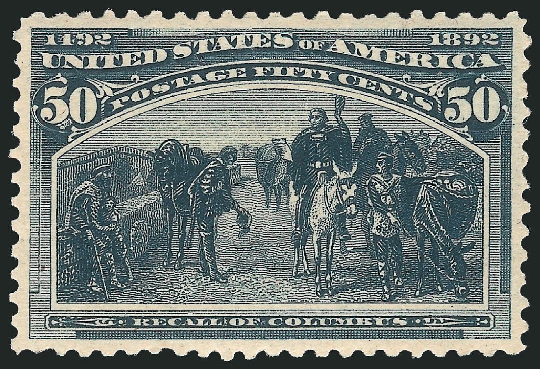 Costs of US Stamps Scott Catalog # 240: 50c 1893 Columbian Exposition. Robert Siegel Auction Galleries, Feb 2015, Sale 1092, Lot 1178