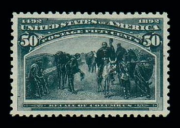 US Stamp Price Scott Catalogue # 240: 1893 50c Columbian Exposition. Matthew Bennett International, Jun 2007, Sale 319, Lot 1260