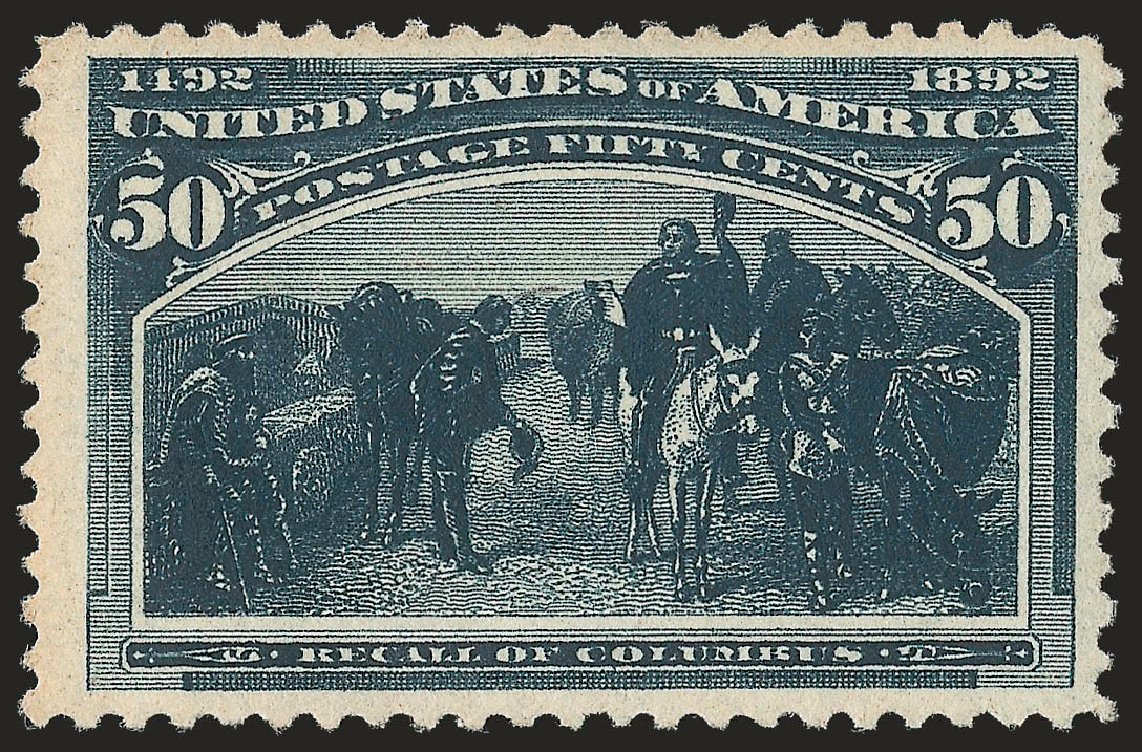 Price of US Stamp Scott # 240: 50c 1893 Columbian Exposition. Robert Siegel Auction Galleries, Apr 2010, Sale 984, Lot 560