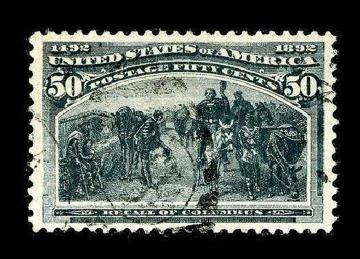 US Stamps Price Scott Catalog # 240: 1893 50c Columbian Exposition. Spink Shreves Galleries, May 2014, Sale 148, Lot 210