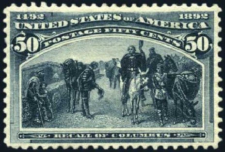 Price of US Stamps Scott Cat. 240 - 50c 1893 Columbian Exposition. Harmer-Schau Auction Galleries, Feb 2010, Sale 84, Lot 1441