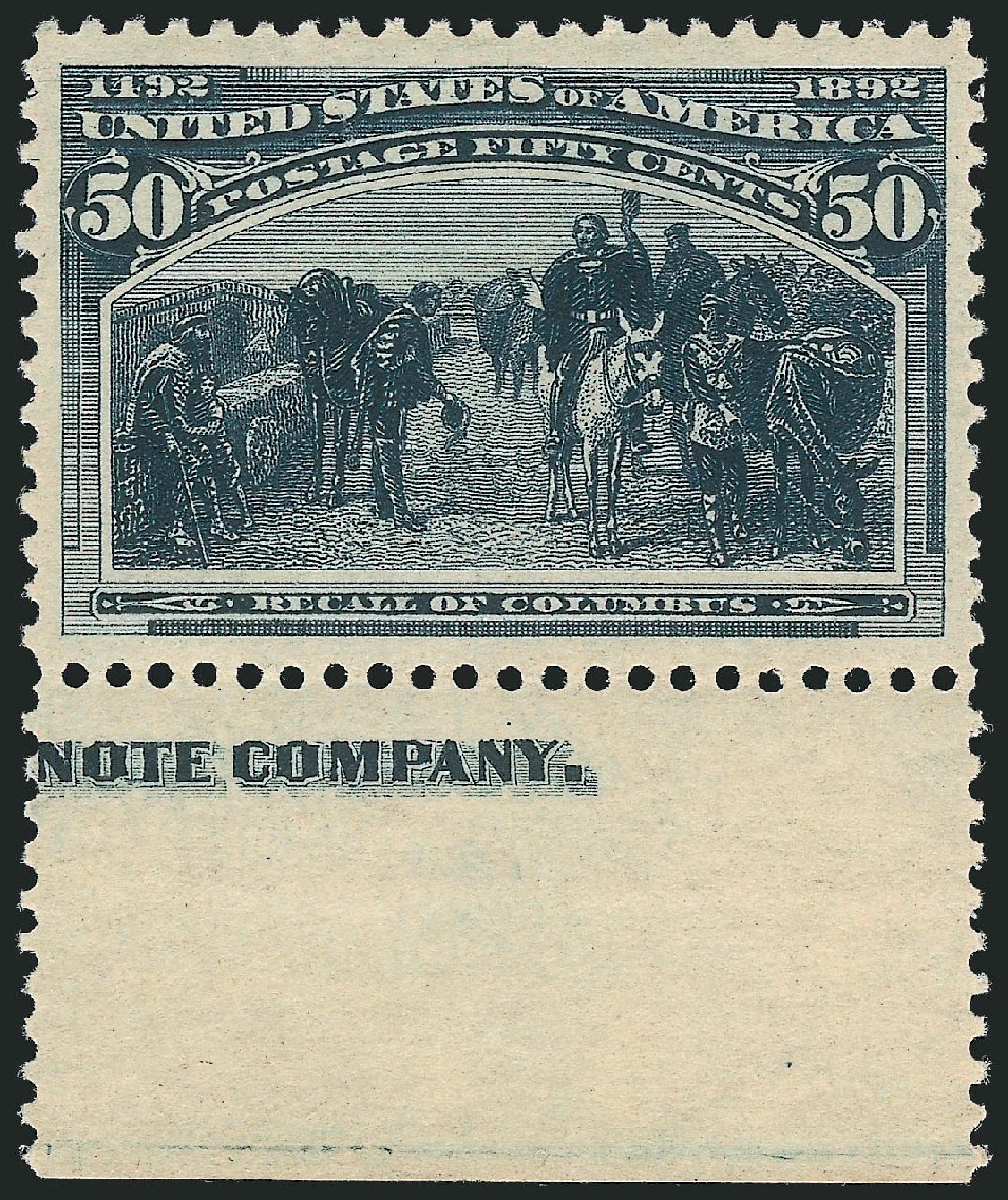 Costs of US Stamps Scott Catalog #240 - 50c 1893 Columbian Exposition. Robert Siegel Auction Galleries, Oct 2011, Sale 1014, Lot 1521