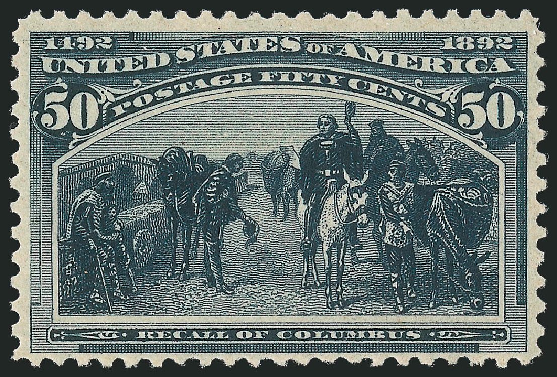 US Stamps Price Scott Catalog # 240: 1893 50c Columbian Exposition. Robert Siegel Auction Galleries, Oct 2012, Sale 1033, Lot 4131