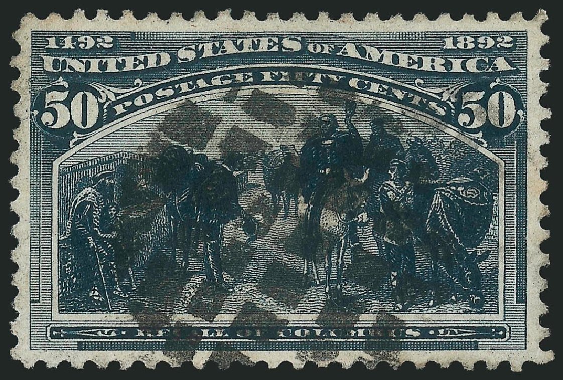 US Stamp Prices Scott #240 - 50c 1893 Columbian Exposition. Robert Siegel Auction Galleries, Sep 2014, Sale 1078, Lot 354