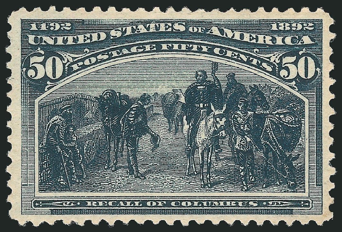 Price of US Stamp Scott Catalog 240 - 1893 50c Columbian Exposition. Robert Siegel Auction Galleries, Oct 2011, Sale 1014, Lot 1525