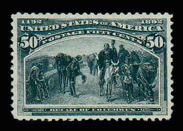 Prices of US Stamps Scott Catalogue # 240: 1893 50c Columbian Exposition. Matthew Bennett International, Jun 2007, Sale 319, Lot 1262