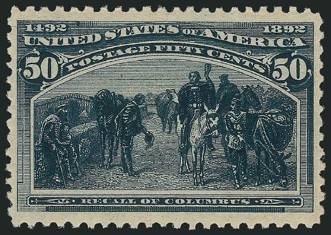 Prices of US Stamps Scott Catalogue # 240: 50c 1893 Columbian Exposition. Robert Siegel Auction Galleries, Oct 2010, Sale 997, Lot 5692