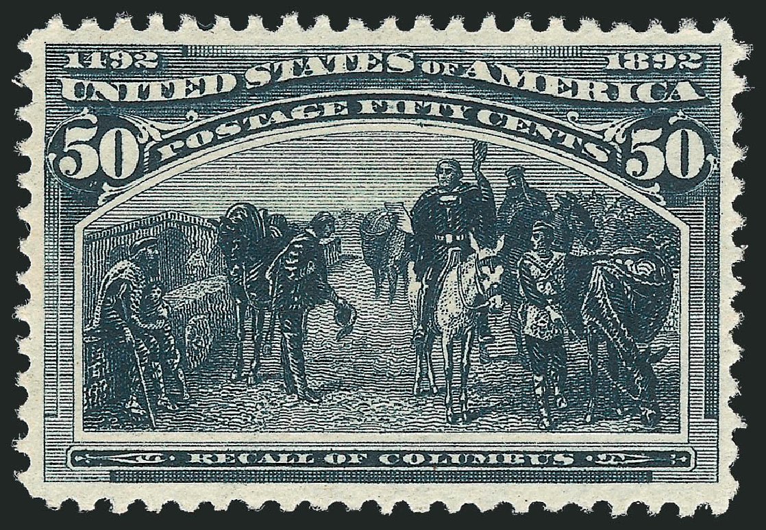 Prices of US Stamp Scott Catalog # 240: 1893 50c Columbian Exposition. Robert Siegel Auction Galleries, Oct 2011, Sale 1014, Lot 1523