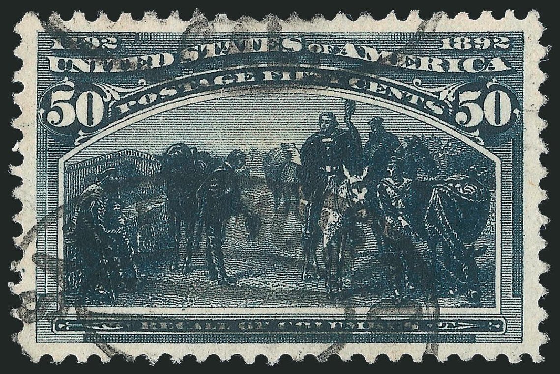 Prices of US Stamps Scott Cat. # 240 - 1893 50c Columbian Exposition. Robert Siegel Auction Galleries, Mar 2013, Sale 1040, Lot 1493